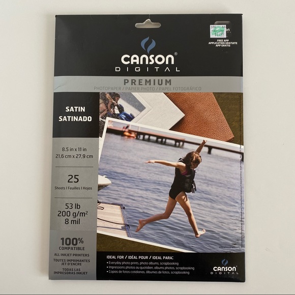 Hobby Lobby Canson Digital Premium Photo Paper Satin Brilliant Brillante - Picture 1 of 7